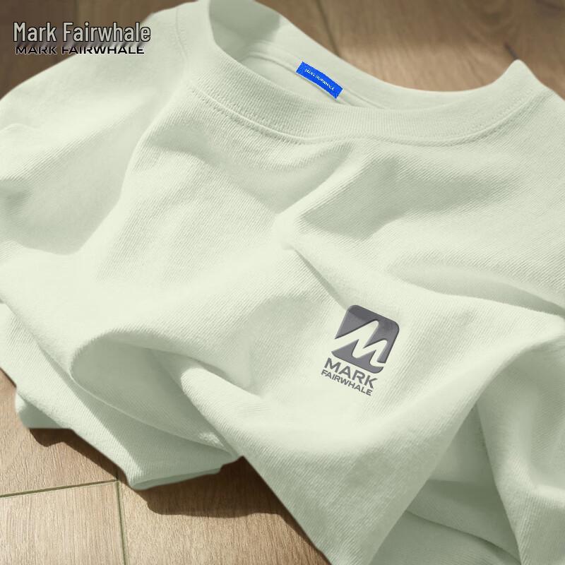 Mark Hua Fei Men's 2026 New Style Heavyweight Cotton Short Sleeve T-Shirt