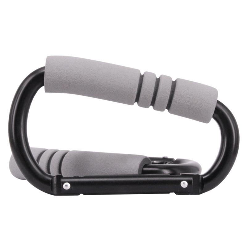 Aluminum Alloys Sponges Shopping Hook D Shaped Carabiner Shopping Bag Hook Clip 1