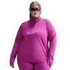Womens/Ladies Reflective Quarter Zip Plus Athletic Top