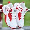 Wear-resistant Soft-soled Basketball Shoes High-top Trendy Shoes Leather Surface Waterproof Sports and Leisure Shoes Student