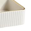 PU Leather Storage Tray Rectangular Jewellery Ring Holder Plate Multi-Function Decorative Vanity Tray for Bathroom Bedroom