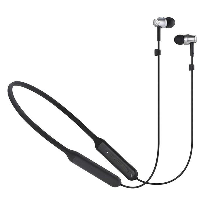 Audio-Technica SoundReality Wireless Earbuds with Bluetooth Remote/Mic ATH-CKR700BT Black