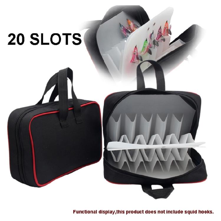 Light Weights Wood Shrimp Lure Baits Bag Waterproofs Fishing Tackle Box