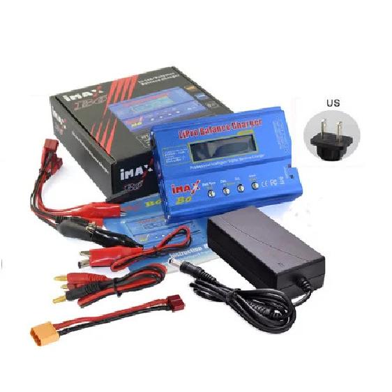 iMAX B6 80W 6A Battery Charger Lipo NiMh Li-ion Ni-Cd Digital RC Balance Charger Lipro Charger Discharger + 15V 6A Adapter