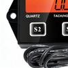 Small LCD Digital Engine Tachometer Tach Hour Meter Tachometer Gauge Real-Time RPM Display For Motorcycle Bikes Car Boat