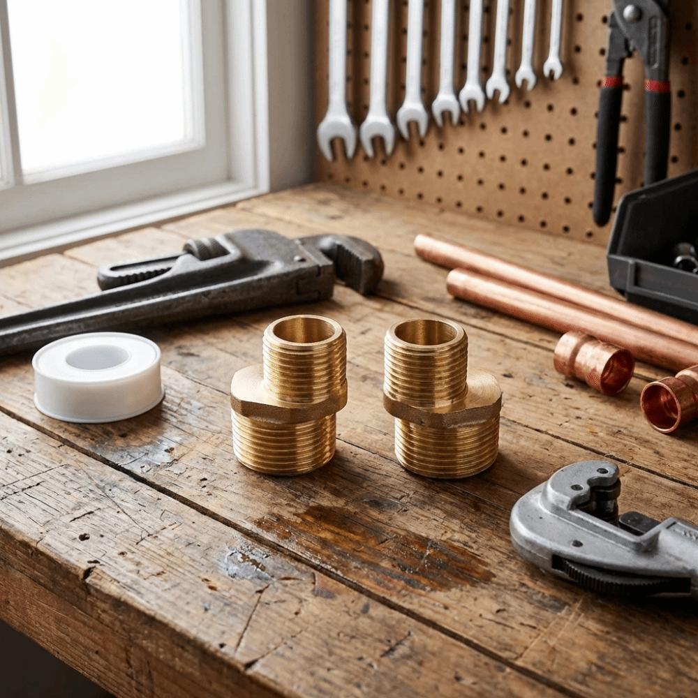 Standard Tee Ultra Short Curved Foot Shower Adapter Tee Reducing Fitting  Maintenance