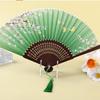 1pc Hand Fan Display Stand Bracket Clear Acrylic Holder Storage Support Foldable Fan Stand Holder Space-Saving Desk Organizer