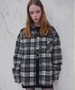 Avandress Sanders Check Shirt Jacket Brown