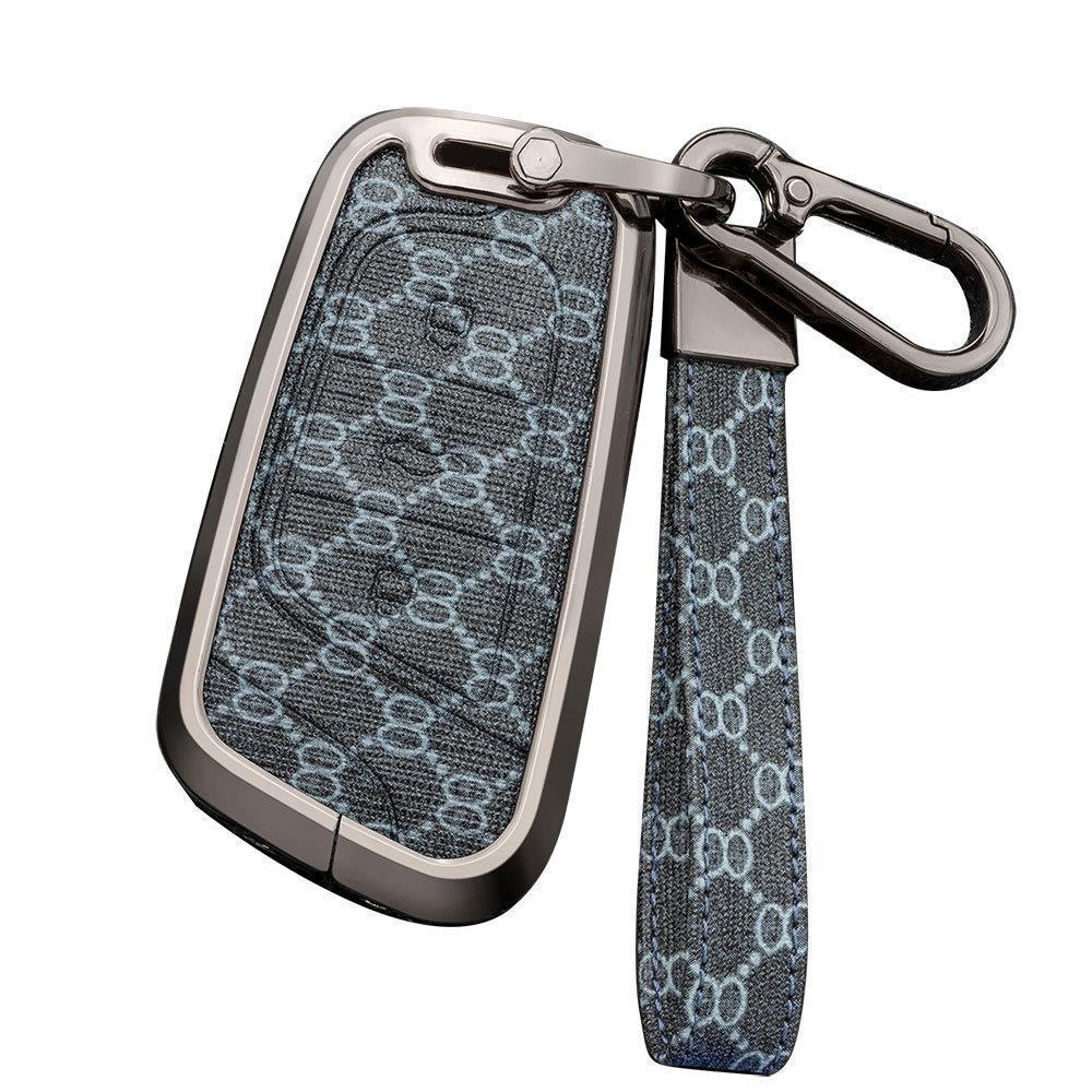 Metal Key Cover Shell for Chery Little Ant 22 Models - Black, Brown, Blue, Multicolor