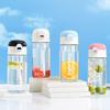 Water bottle summer large-capacity plastic water cup with straw anti-drop transparent small portable boys and girls sports
