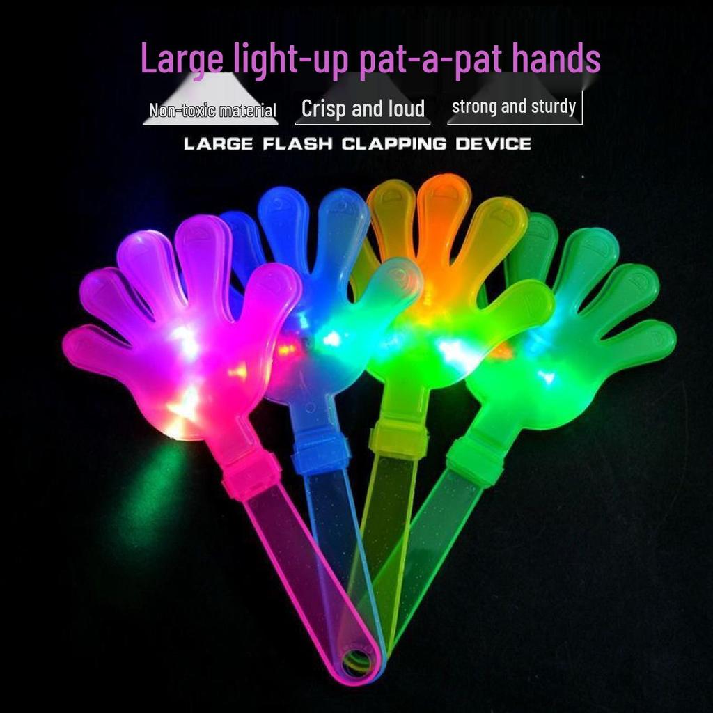 Large Light-Up Hand Clapper Toy - Perfect for Concerts and Events