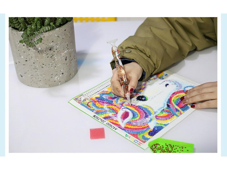 Dual-Head Resin Pen Set for 5D Diamond Painting - DIY Craft Tool