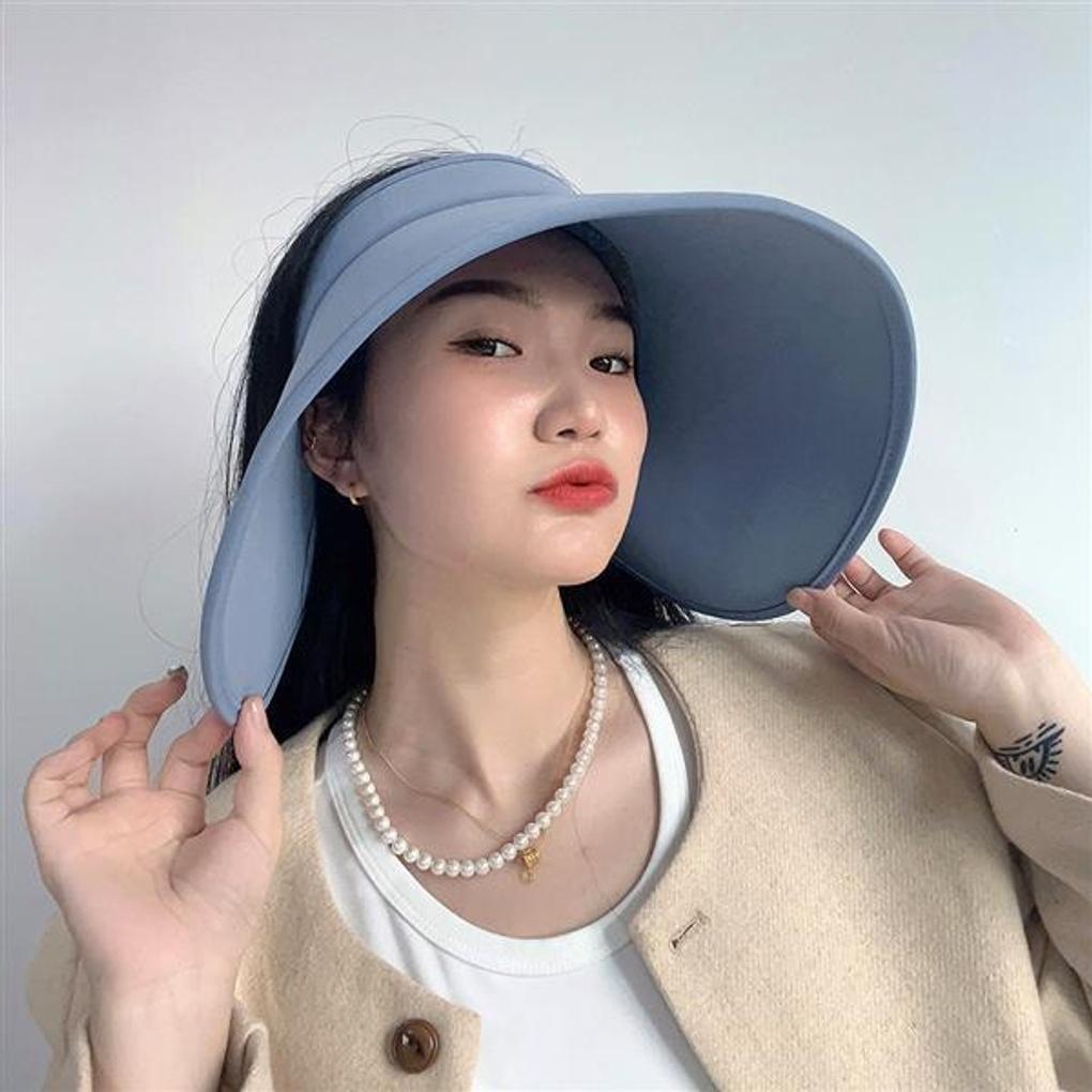 Nero UV Protection Roller Sun Cap (Sky Blue)