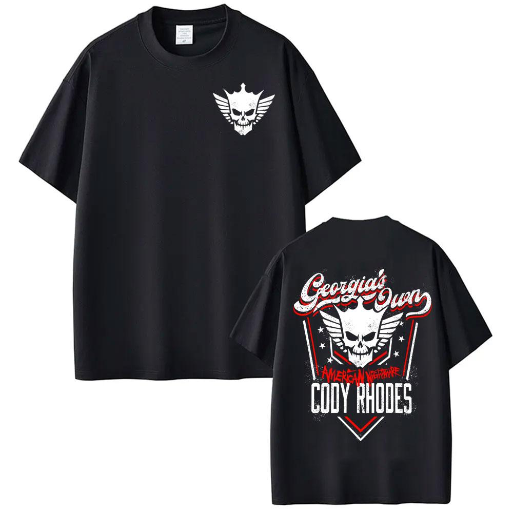 Cody Rhodes American Nightmare Claim Your Kingdom Tshirt Unisex Women Harajuku Violence Aesthetic T Shirts Summer Tops ONeck Tees
