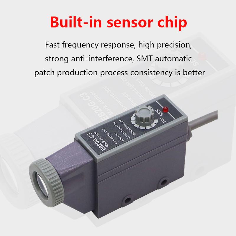 Color Mark Sensor Color Photoelectric Sensor Switch KS-C2/C2G 10mm Sensing Distance NONC DC 10-30v Bag Making Machine