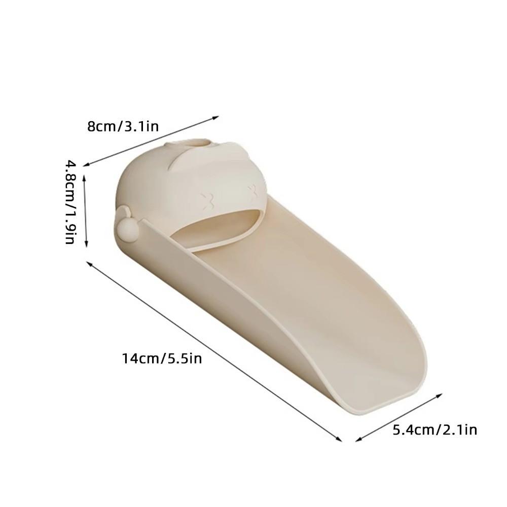 Splash-Proof Faucet Extender Kids Hand Washing Assistant Foldable Water Nozzle Guide Sink Cute Cartoon Water Faucet Extension