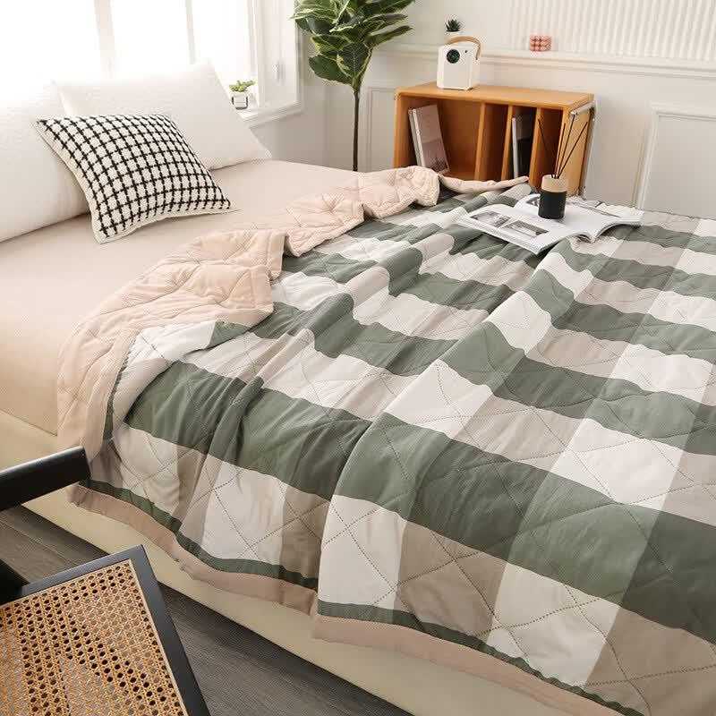Washed Fabric Summer Cooling Quilt