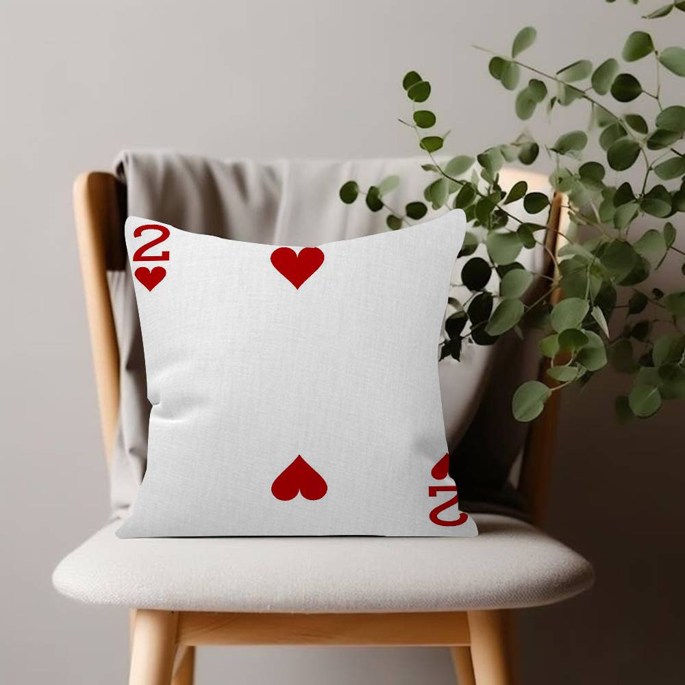 Vintage Poker Personalized Picture Text Home Decorative Pillows Household Gifts Xcm