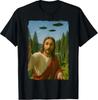 Jesus UFO Selfie Alien T-Shirt