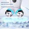 Microcurrent Face Massager With Dual Metal Heads Ems Facial Device For Skin Care And Contouring Use At Home Or Salon