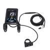 Electric Bike Display Six Core LCD Color Display Meter with Extension Cable for Speed Mileage Information