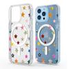 Cute Heart Magnetic Case for iPhone 14-17 Pro Max - Transparent Full Coverage