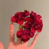 Nouvelles épingles à cheveux de mariée style chinois avec des fleurs d'hortensia simulées pour les chignons Qipao