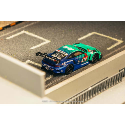TARMACWORKS 1/64 Porsche 911 GT3 R Nurburgring 24h 2023 J. Eriksson/T. Heinemann/N. Menzel/M. Ragginger Finished Product T64-084-23NUR44