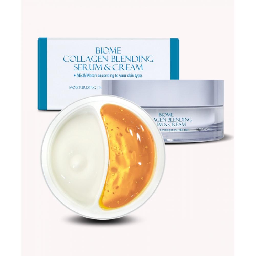 Крем-сыворотка с коллагеном Prreti 45г+45г 2 half creams (serum and cream)