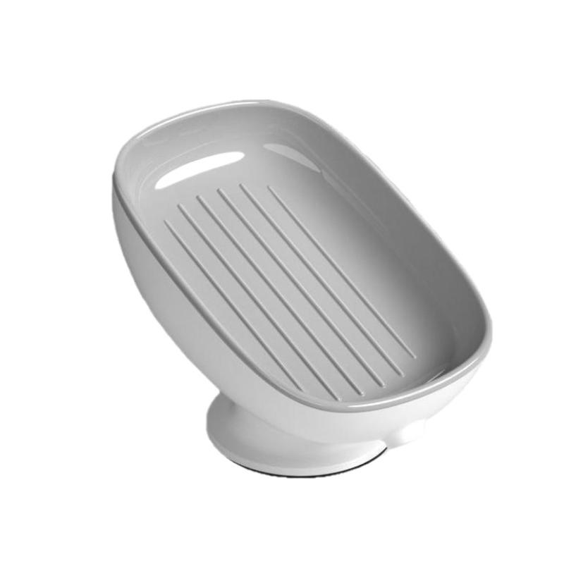 Super przyssawka Uchwyt na mydelniczkę Z odpływem Wody Do Łazienki Pojemnik na mydło Pojemnik na gąbkę Kuchenną Pojemnik na mydło Akcesoria łazienkowe