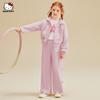 Hellokitty Girls' Spring Clothing 2025 New Kidsren's Sports Suit Pink Girl's Jacket and Pants Two-Piece Set