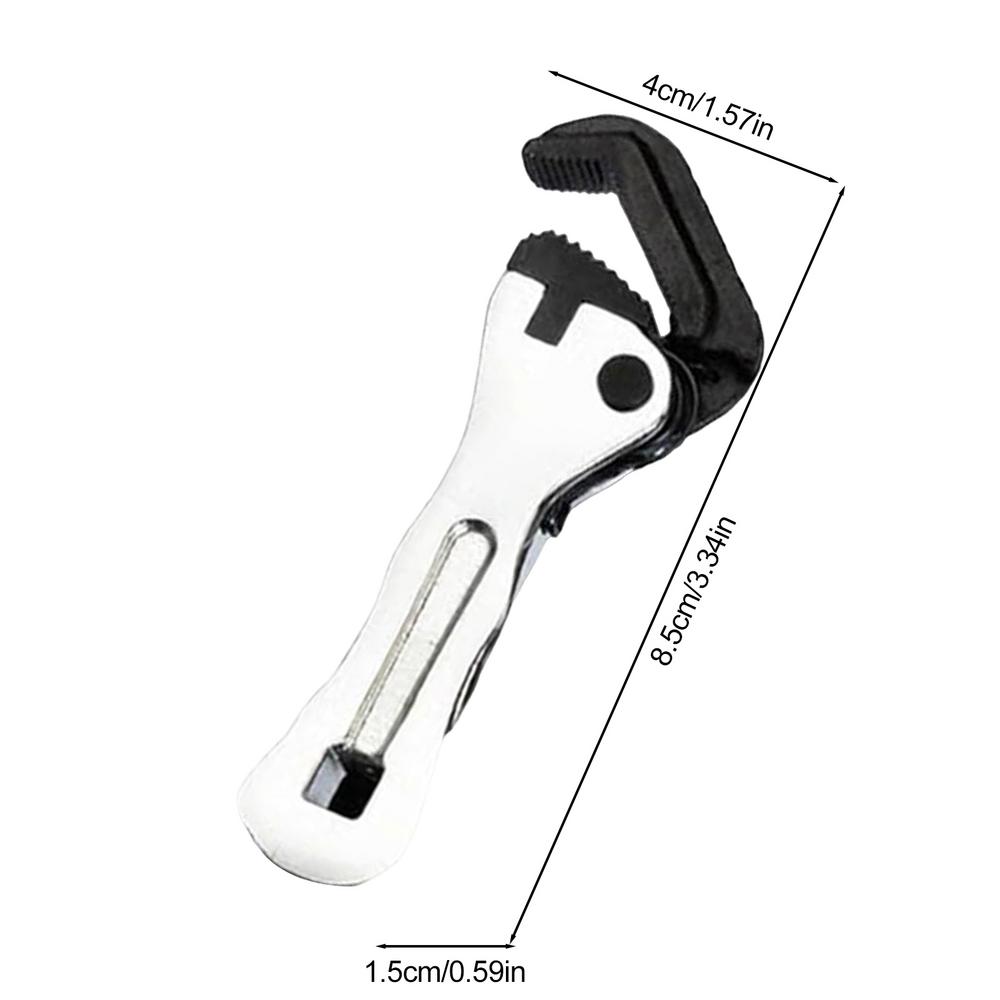 Adjustable Wrench Multipurpose Portable Ergonomic Adjustable Pipe Wrench For Portable Fixing Utility Repair Workshop Daily Home