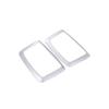 For BMW 7 Series 2016- Matte Silver Car Rear Makeup Mirror Frame Stcker Trim