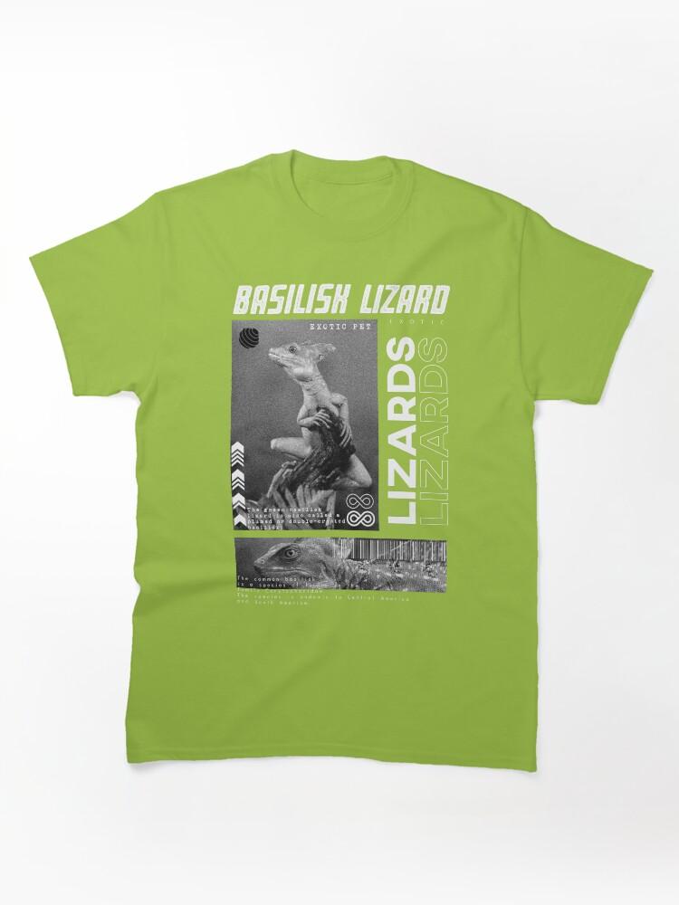 Basilisk Green Basilisk Modern Streetwear Reptile Keeper Classic Unisex T-Shirt