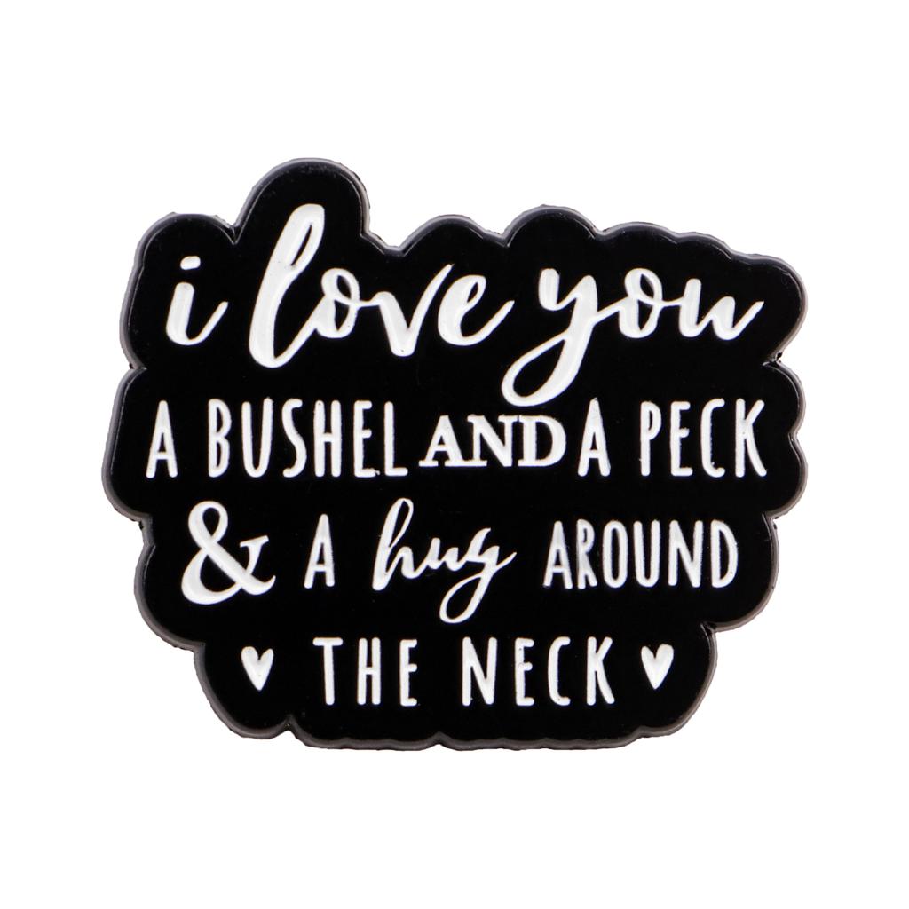 Rainbow Flower Quotes Enamel Brooch Lapel Pin Badge on Backpack Clothing Fashion Jewelry Cosplay Accessories Toys Gifts