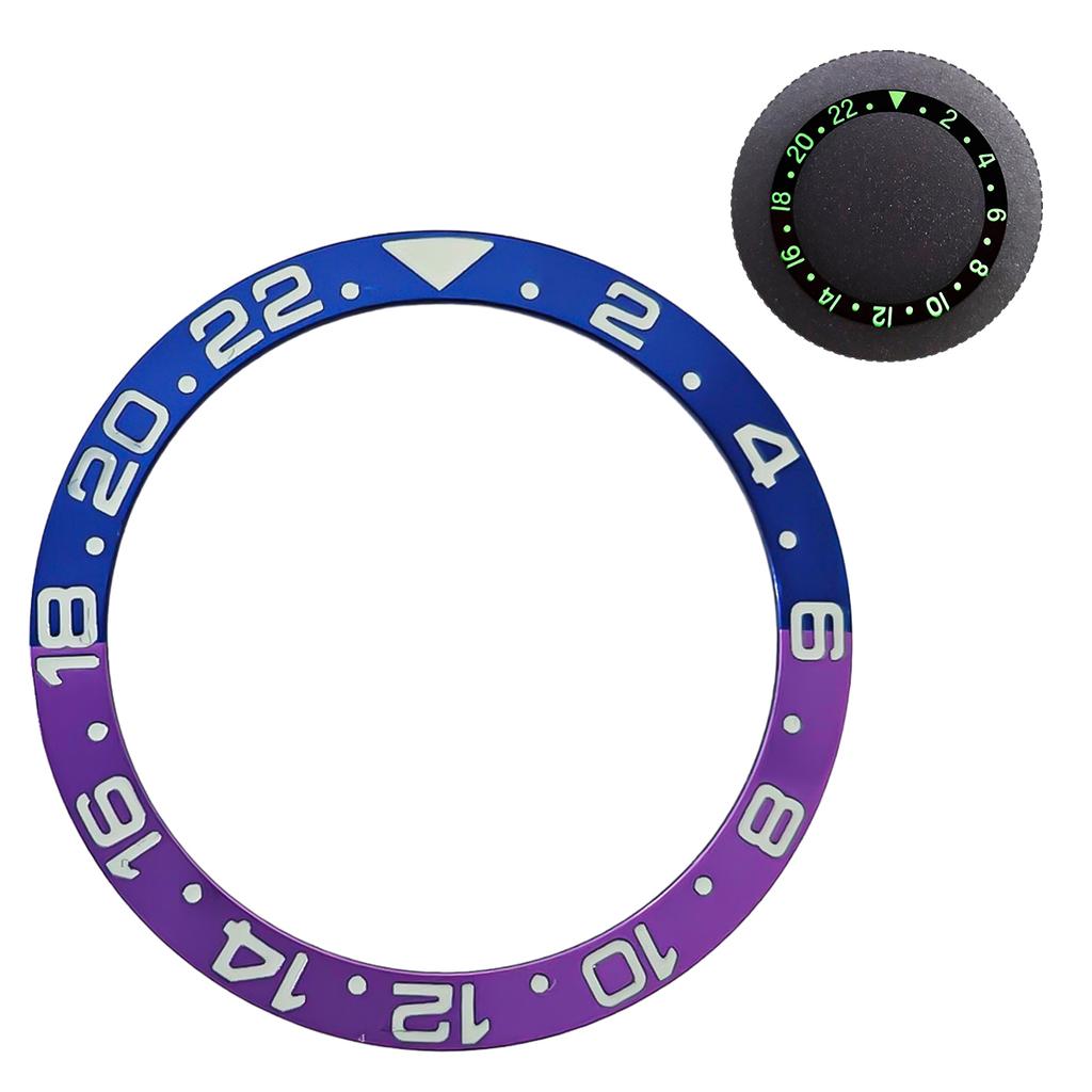 38mm Kroužek na hodinky Vysoce kvalitní keramická vložka lunety pro 40mm pouzdro hodinek Příslušenství Vnitřní průměr 30,5 mm