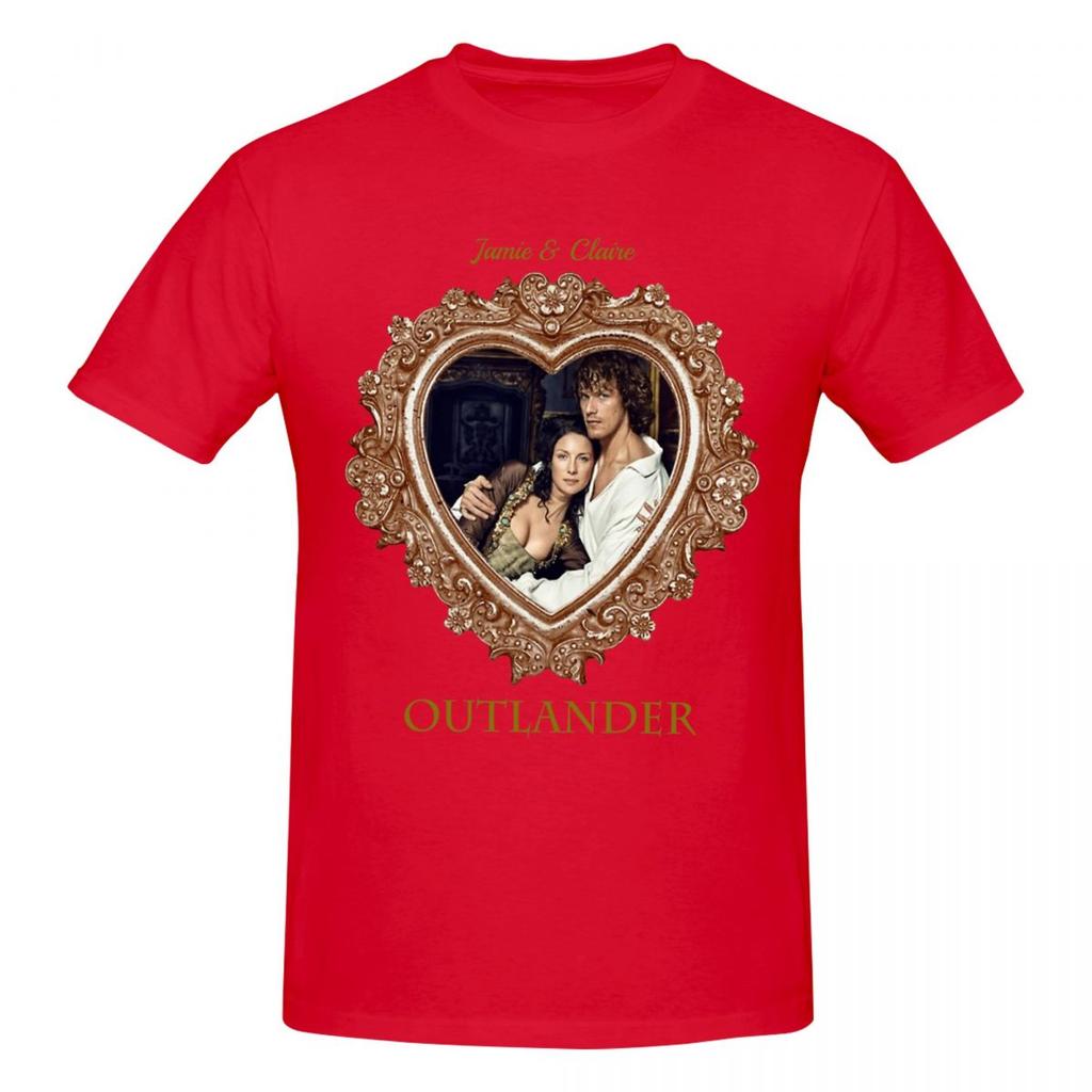 Unisex Outlander Series Jamie And Claire Gifts T Shirt Vintage Cotton T Shirts