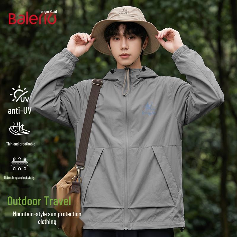 Baleno Men s Loose Fit UPF50+ Sun Protection Jacket 2XL