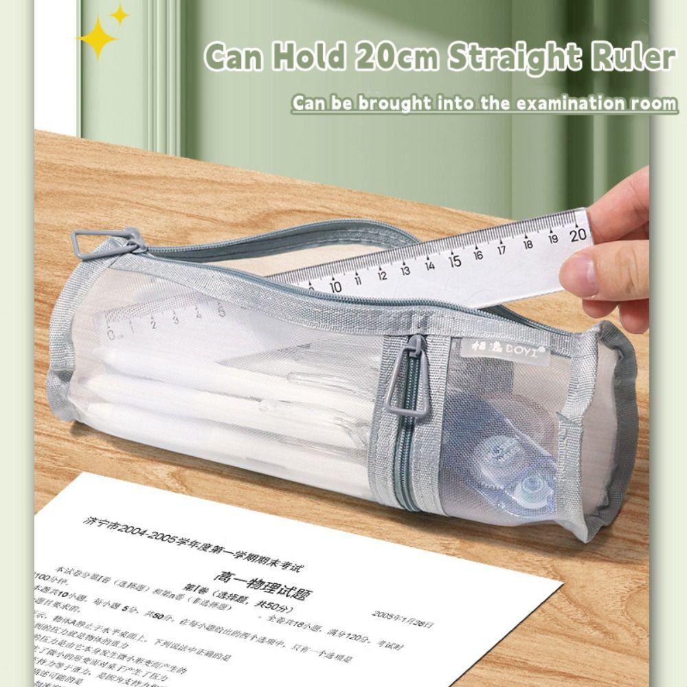 Portable Pen Bag Pen Holder Type Pen Box Simple Stationery Storage Bag  Students
