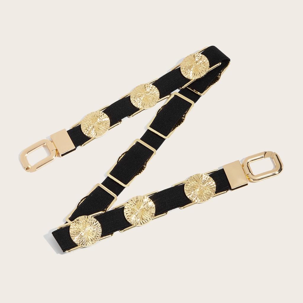 Elastic Elastic Coat Belt Accessories Decorative Dress Suit Waist Seal Women Autumn Winter Tide Summer Black