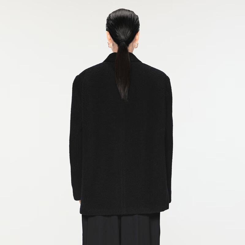 JNBY 2024 Winter Loose-Fit Wool Blend Coat