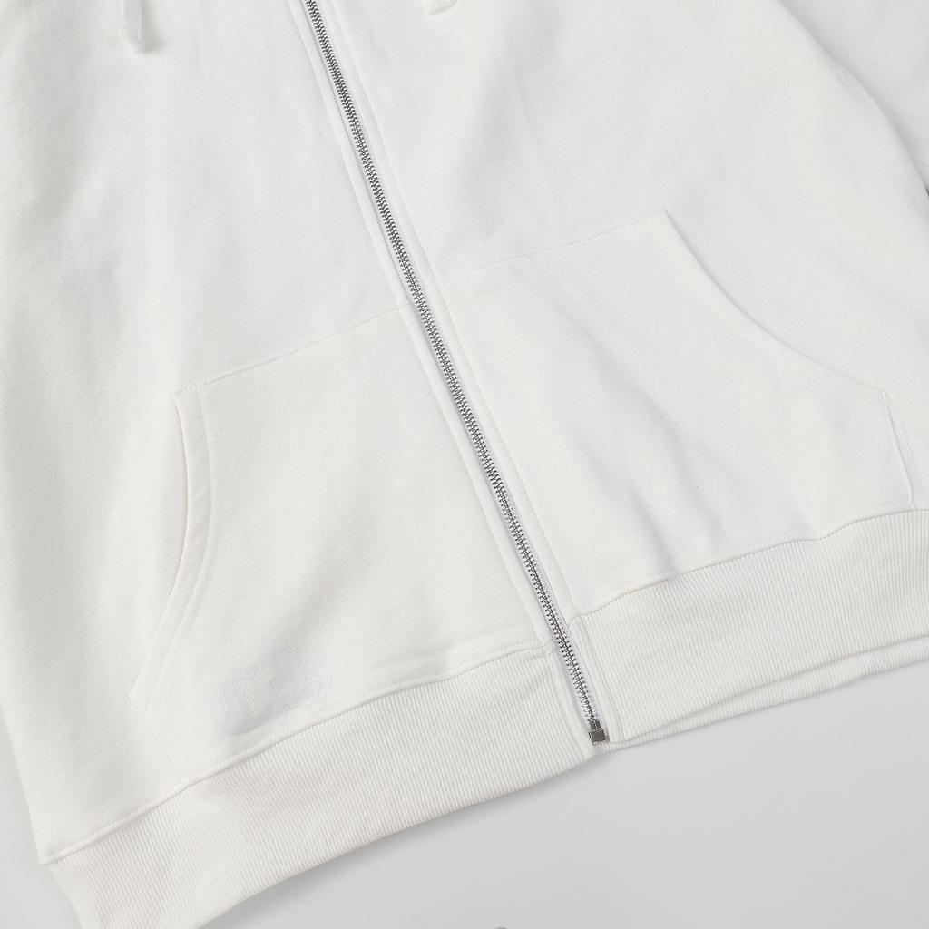 2024 Autumn/Winter Unisex CH Chrome Hoof Sanskrit Print Hooded Zipper Jacket