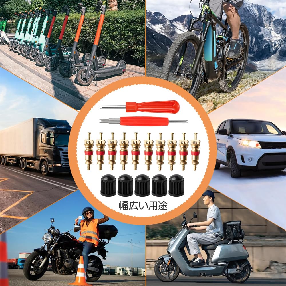 Tire Valve Core Tire Repair Tool Valve Core Spool Tool 62 Piece Set Removal