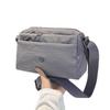 2025 New Women's Lightweight Multi-Layer Crossbody Canvas Bag - Korean Casual Shoulder/Small Bag