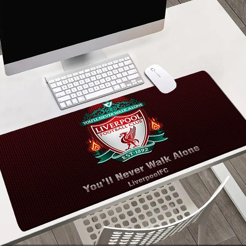 Football Liverpool Crest Mouse pad Office Desk Mat, Gaming Mouse Pad Mousepad, keyboard pad,Heavy-Duty Non-Slip Rubber Backing, Gift