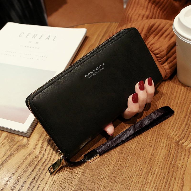 IELGY Damen-Langbörse im koreanischen Stil, multifunktional