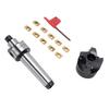 Face End Mill Set 400R 50 22 Cutter MT3 FMB22 Holder Extension 10Pcs Apmt1604 Carbide Inserts High Speed Indexable