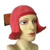 Comfortable To Wear Latex Mask Realistic Rubber Colorful Hair Hats Overhead Masks  Dance Party