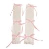 Elegant Lace Bows Stacked Arm Sleeves Breathable Acrylic Arm Warmers for Comfort and Warm in Winter Outdoor Activities
