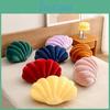 Shellshaped Pillow Cushion Stuffed Super Soft Wear Resistant Vibrant Color Seashell Bed Sofa Cushion Home Decoration